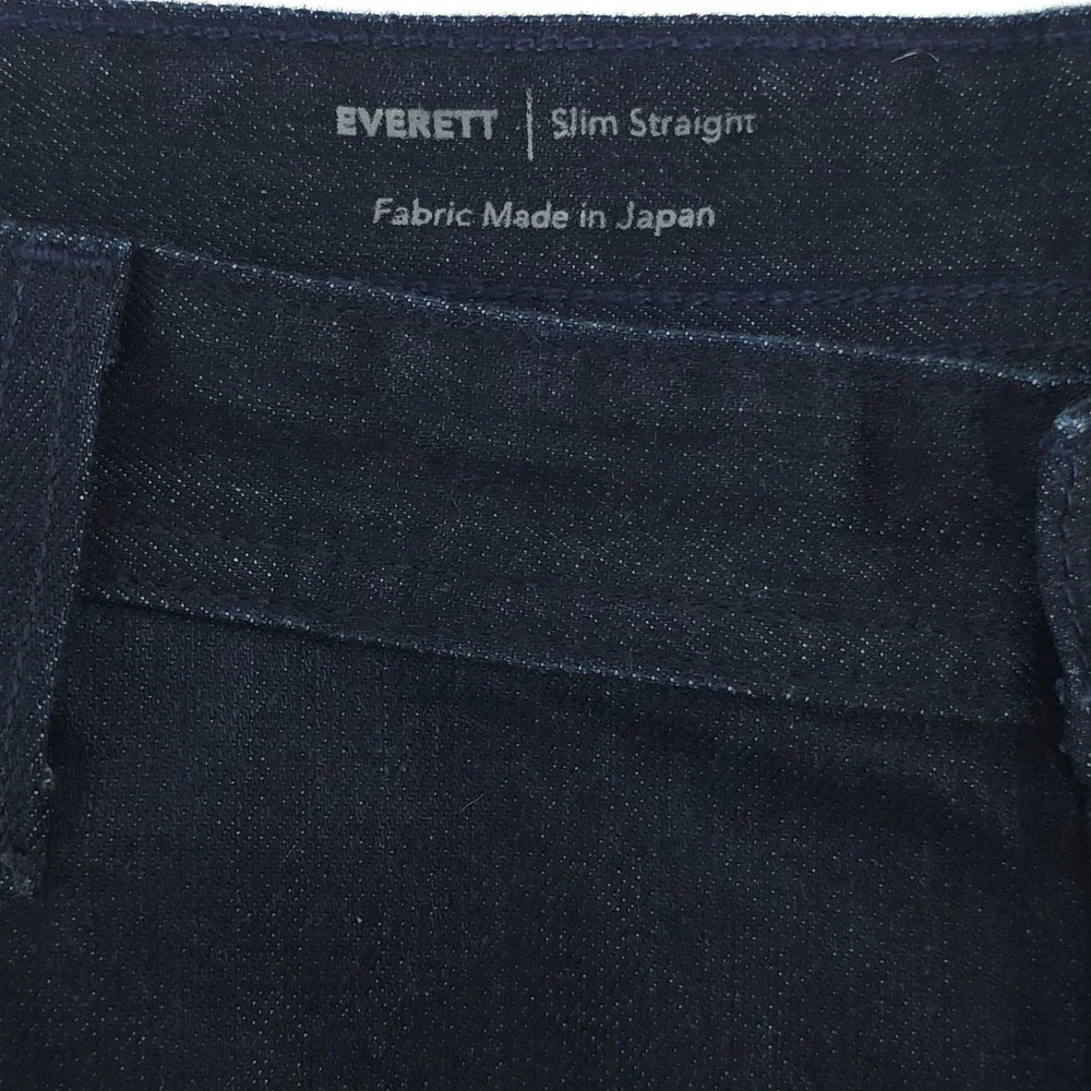 AG Adriano Goldschmied Mens Jeans Everett 40x34 Dark Blue Slim Straight Leg